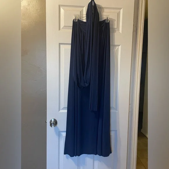 navy blue infinity dress Bridesmaid Dress, Navy infinity dress Convertible Dress, Navy Blue Maxi Bridesmaid Dress, party Dress, prom dress multiway dress